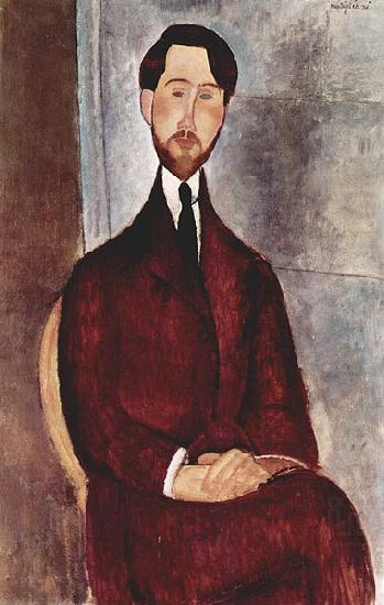 Amedeo Modigliani Portrat des Leopold Zborowski oil painting picture